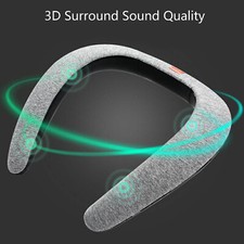 Outdoor Bluetooth 5.0 Speaker Hands Free Neckband Wireless Sport Speakers Mic