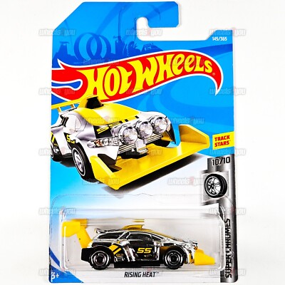 2018 Hot Wheels RISING HEAT #145 - Super Chromes - HW 1:64 Track