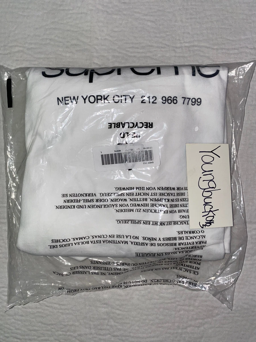 Supreme shop cheap tee white