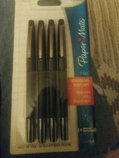 PaperMate M 4 Felt Tip Pens Black Ink 