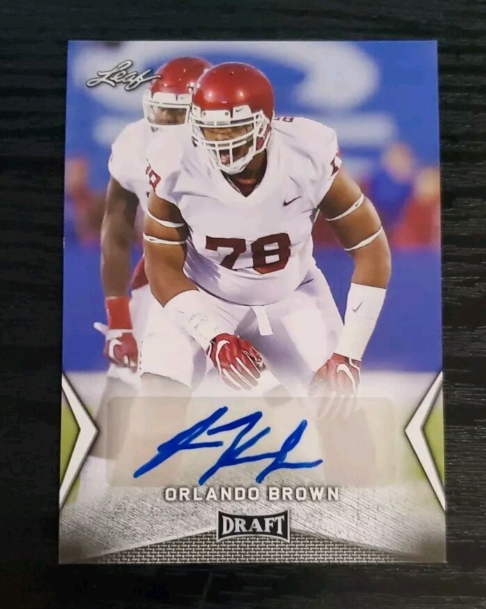 2018 Leaf Draft Orlando Brown Auto