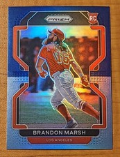 Brandon Marsh 2022 Panini Prizm Tier II Blue & Carolina Blue Rookie RC #170 MLB 