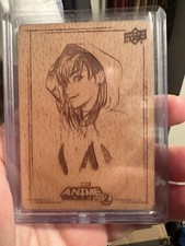 2023 Upper Deck Marvel Anime Vol 2 Woodblock WH-80 L Ghost Spider Gwen Momoko
