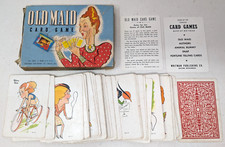 Rare Vintage Whitman Old Maid 2996 21 Pair Matching Card Game Complete USA