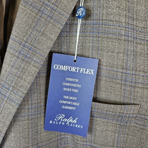Ralph Lauren Herren Classic Fit Comfort Flex Anzug Sakko 56R Braun Neu mit Etikett Stretch - Bild 6 von 14