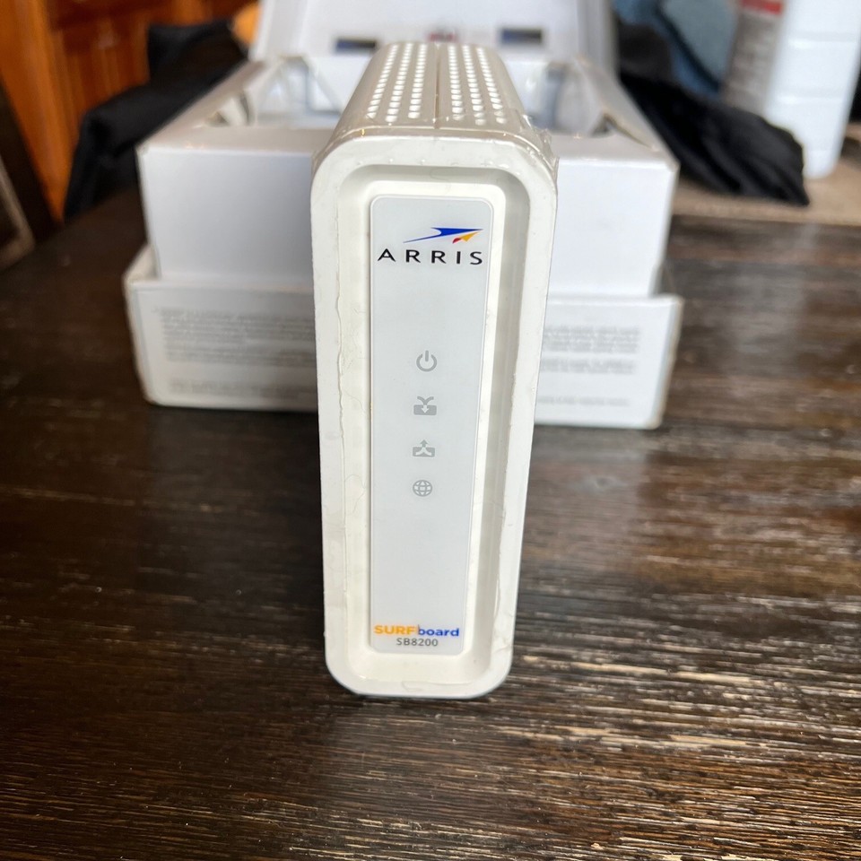 Arris SURFboard SB8200 Cable Modem DOCSIS 3.1 No Power Cable ASIS NO
