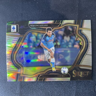 2022-23 Hirving Lozano Panini Select Field Level Silver Prizm Napoli Card