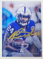 2019 Luminance Miles Sanders Draft Day Signatures Gold Ink Rookie Card Auto RC. rookie card picture