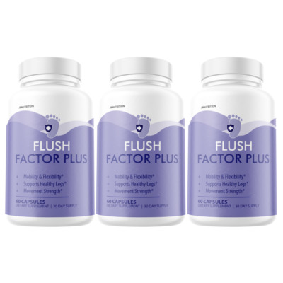 Flush Factor Plus for Digestive Health & Weight Management - 3 Bottles