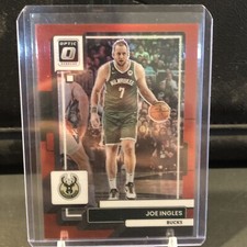 2022-23 Donruss Optic Base Red Holo #87 Joe Ingles - Milwaukee Bucks /99