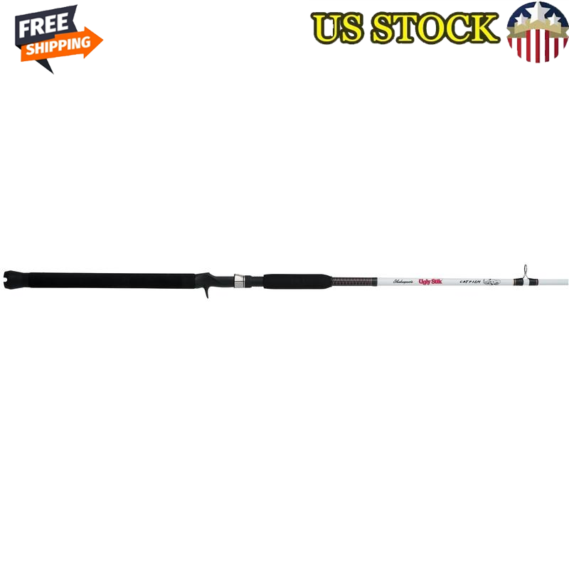 Catfish Spinning Rod 8ft Durable Medium Heavy 15-30LB Line Rating 2 Piece New