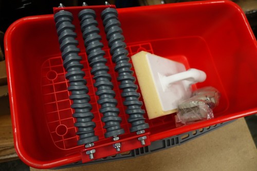 20L TILERS WASHTUB Washboy set Heavy duty +sponge/3 rollers +wheels NEW Cleaning - Picture 4 of 4