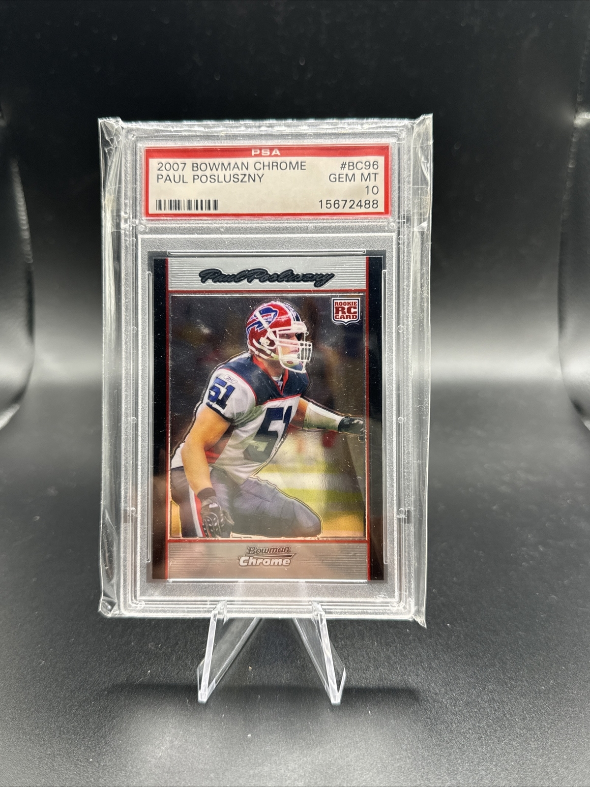 Paul Posluszny Bowman Chrome #BC96 Base