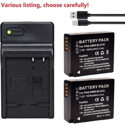 Rechargeable Battery Pack For Panasonic Lumix DMW-BLG10 DMW-BLG10E DMW-BLG10PP Rechargeable Li-ion Battery - Foto 4