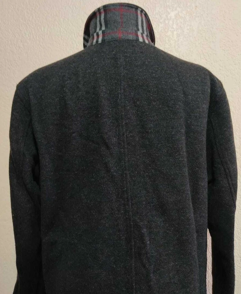 Abrigo Chaqueta Forro Vintage Burberry London Negro Mezcla Lana Cuadros Nova Talla 7 Foto 4 de 4
