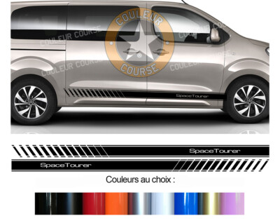 2 X UNTERE STREIFEN FÜR CITROEN SPACETOURER DEKO VAN STICKER BD107-1