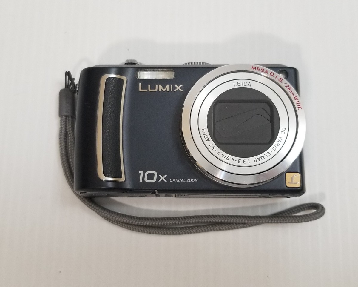 Panasonic Lumix DMC-TZ4 Digital Camera 10x Zoom 8.1MP Black/Gray