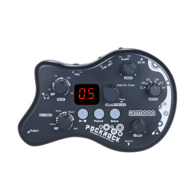 PockRock Portable Guitar Multi-Effects Processor Effect Pedal 15  H4K7