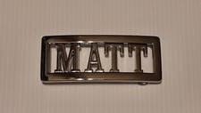 MATT Custom Personalized Name Belt Buckle -Put your name or word on Buckle