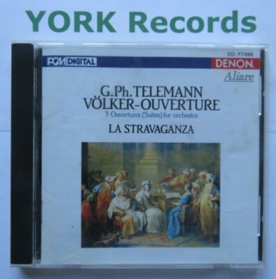 TELEMANN - Volker-Ouverture LA STRAVAGANZA - Excellent Condition CD Denon