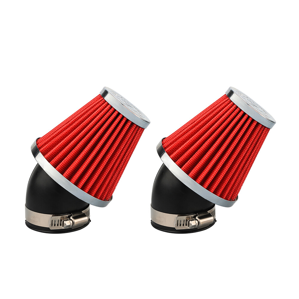 NIBBI 42mm Racing Air Filter – Cone Style For GY6 Scooter, Pit Bike, ATV, Universal Clamp-On