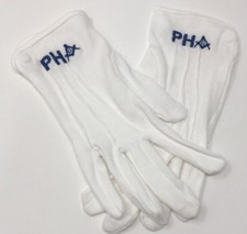MASONIC FREEMASON PHA EMBROIDERED DRESS GLOVES (one size fits most)