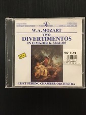 NEW Mozart Two Divertimentos In D Major K. 334  205 CD Liszt Ferenc Chamber