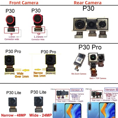 Front Rear Camera Focusing Module Replacement For Huawei P30 Pro/P30/P30 Lite