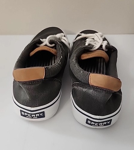 Sperry Top Sider Canvas Sneakers Shoes - Size 13 Men’s - Gray - Picture 4 of 7