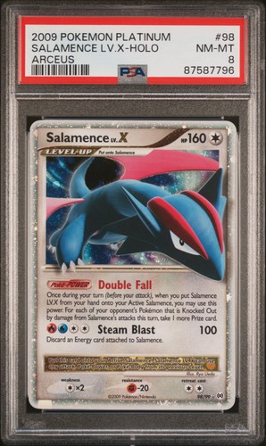 Salamence LV.X graded PSA 8 for sale on eBay