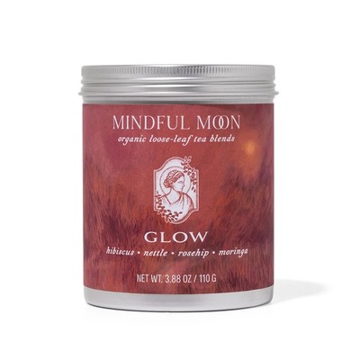 Glow Herbal Tea by Mindful Moon   Vitality  Wellness Blend with Hibiscus, Mor...