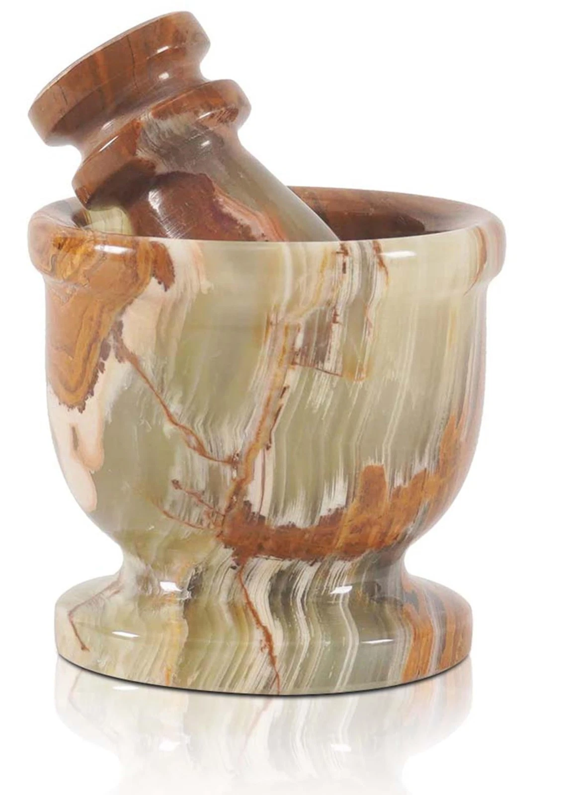 Radicaln Marble Mortar and Pestle Set Green 2.5" Inches Inches,
Opens in a new window or tab
