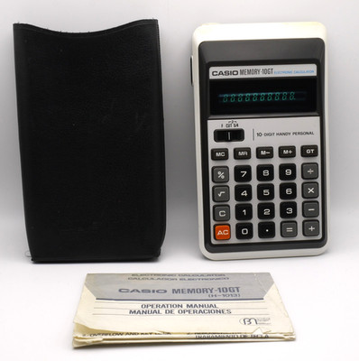 Casio Memory 10GT Taschenrechner Top Zustand Funktioniert Vintage