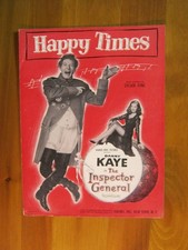 Happy Times Sylvia Fine Danny Kaye The Inspector General 1949 Sheet Music