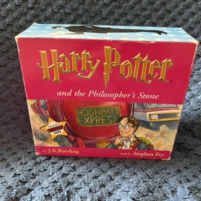 Harry Potter Philosophers Stone. 7 CD's boxed unabridged read by Steven Fry