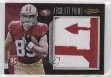 2013 Panini Absolute Absolute Prime Nameplates 17/25 Vance McDonald #239 7eo