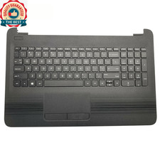 New HP 15-AY 15-BA Palmrest Top Case with Keyboard  Touchpad Black 855027-001