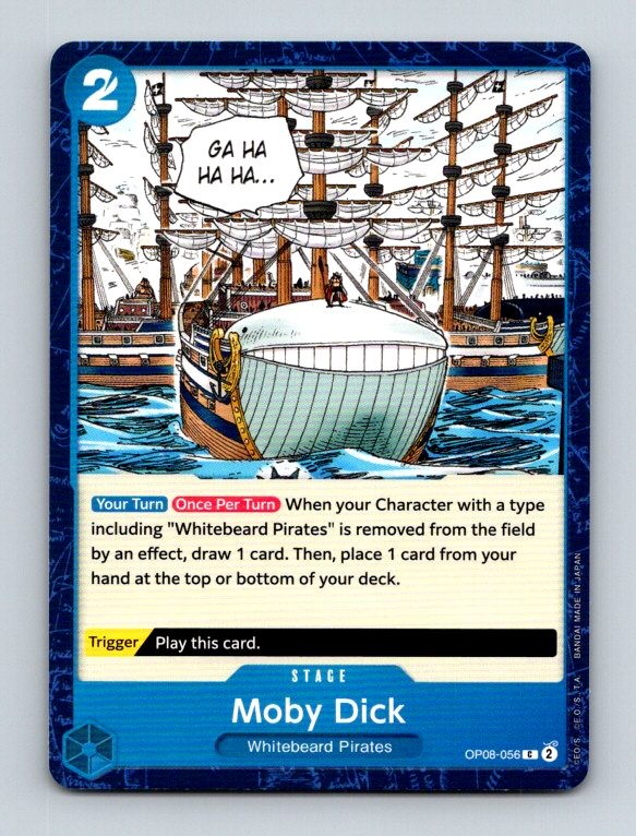 Moby Dick OP08-056 Common Two Legends One Piece Near Mint