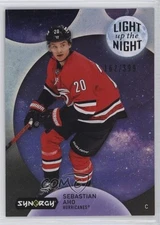 2022 Upper Deck Synergy Light Up The Night Blue 162/399 Sebastian Aho #LN-SA q2c