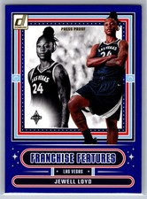 2025 Donruss WNBA Jewell Loyd Franchise Features Press Proof Blue #9 Aces