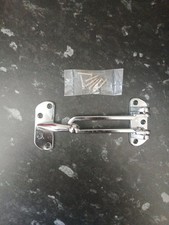Door Security Chain Type Restrictor Safety Lock Guard Catch Latch With Screws