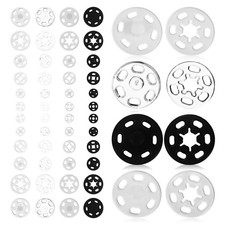 120 Sets Snap Buttons Sewing Snap Button Fastener Tool Plastic Sew-on Snap