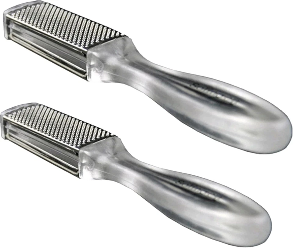  Pedicure Foot File Callus Rasp Scrubber Hard Dead Rough Skin Callus Remover Red - Image 2 of 4