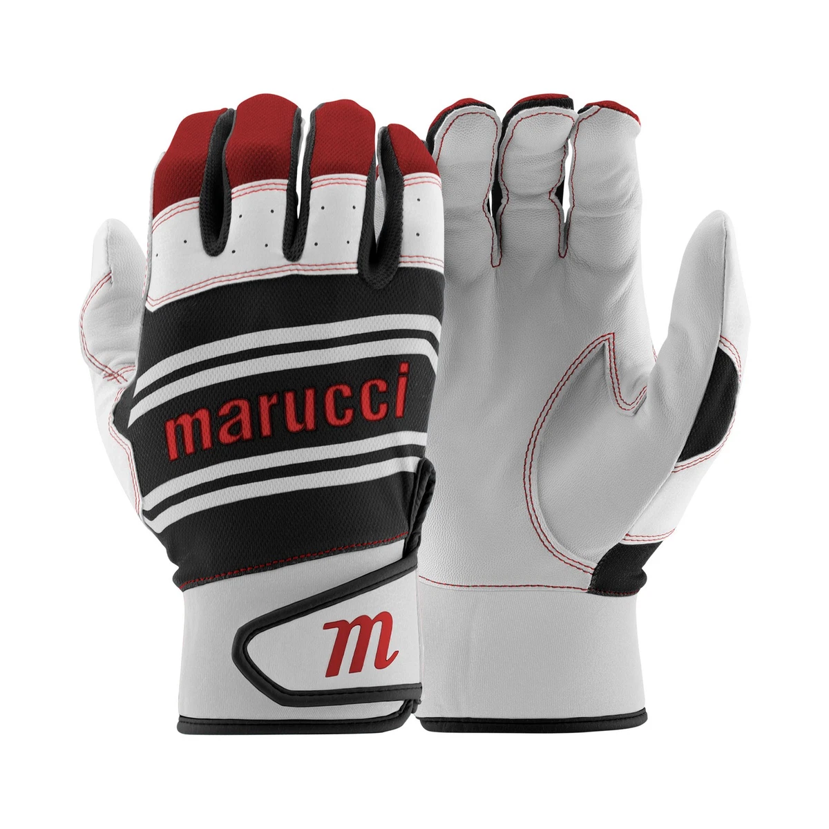 Gants De Frappe Marucci PWR Fade Adulte - Cuir Cabretta, Rose/Orange - Taille XL