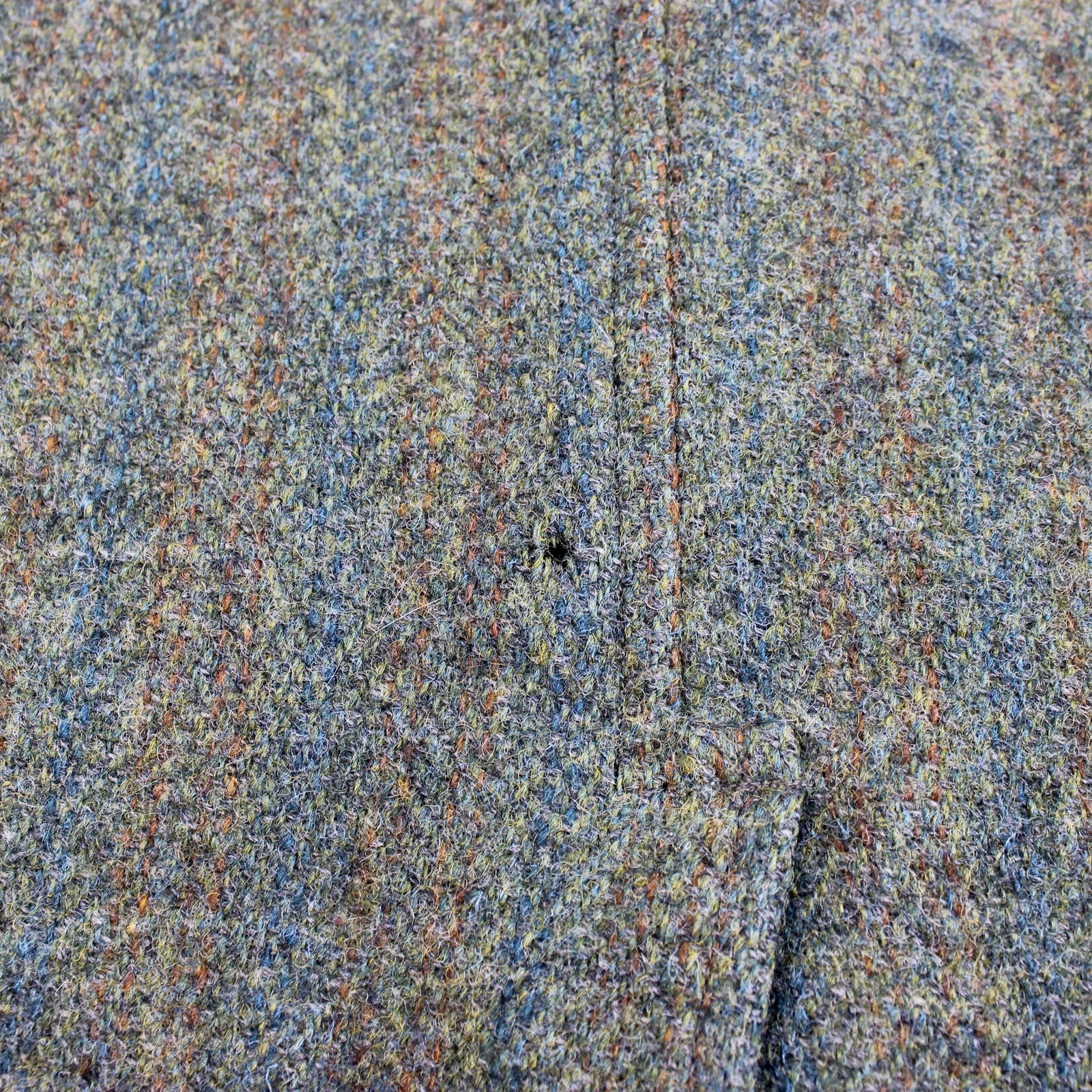 Vintage Harris Tweed Blazer Mens 42 Green Stripe Wool Sport Coat Heritage READ image 7