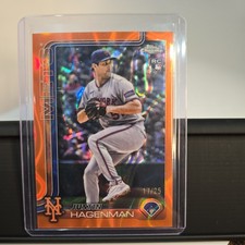 2025 Topps Chrome Update Sapphire Edition Orange 17/25 Justin Hagenman 1rr2
