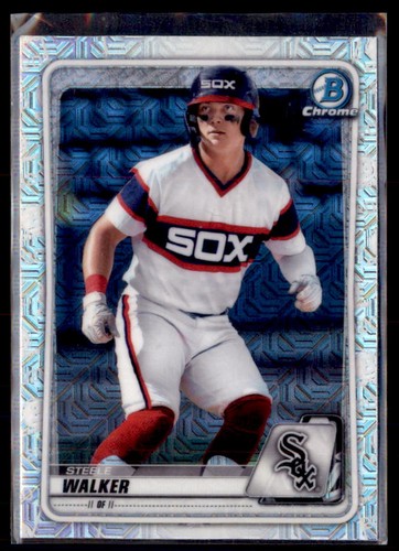 Mojo de béisbol Bowman 2020 cromado Steele Walker White Sox BCP 176 - Imagen 1 de 3