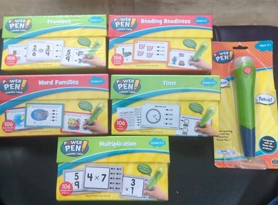 Teacher Created Resources Set of 5 Power Pen Learning Cards - Brand New Sealed