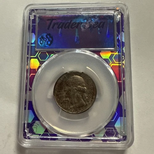 1955 D Washington Silver Quarter Graded MS65 by PCGS Nice Toned Certified Coin