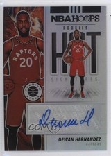 2019-20 NBA Hoops Premium Stock Hot Signature Rookies Dewan Hernandez Auto 17f8